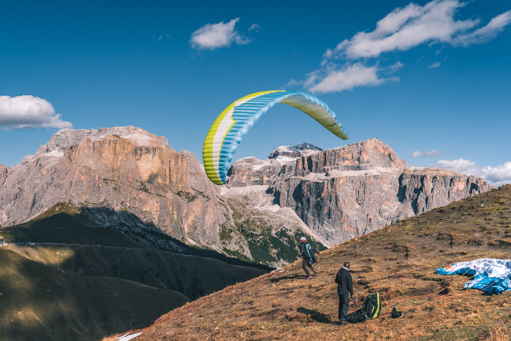 Parapendio in Val di Fassa Parapendio in Val di Fassa