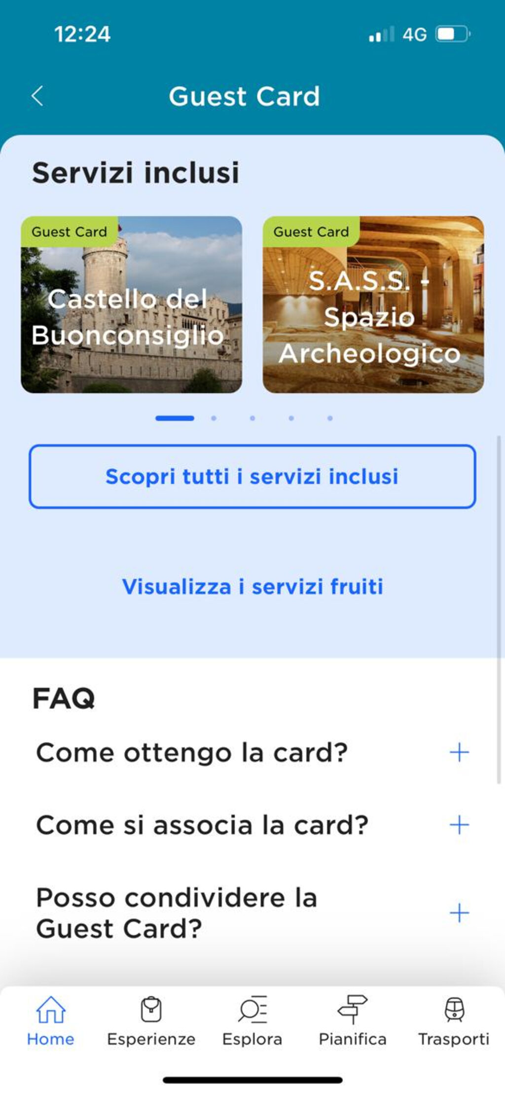6 Servizi Card FAQ 6 Servizi Card FAQ