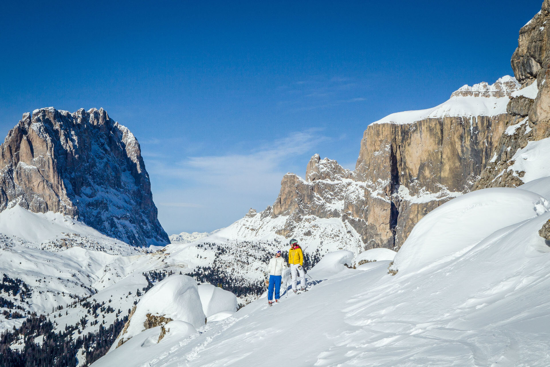 Val di Fassa | © Archivio Trentino Marketing Sciare sulle Dolomiti Val di Fassa | © Archivio Trentino Marketing