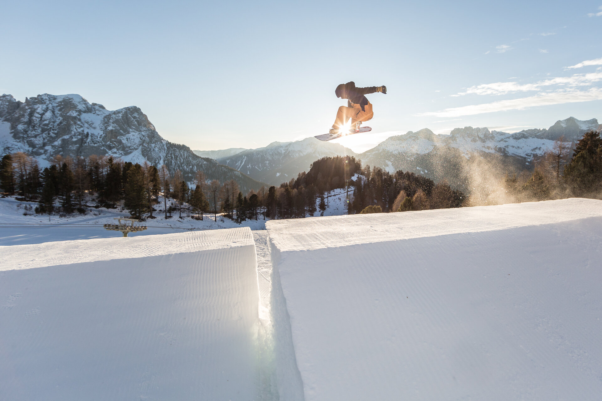Snowpark | © Archivio Immagini ApT Val di Fassa Snowpark Buffaure | © Archivio Immagini ApT Val di Fassa