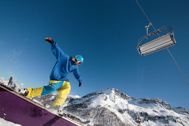 Sanpe Snowpark al San Pellegrino Boardercross